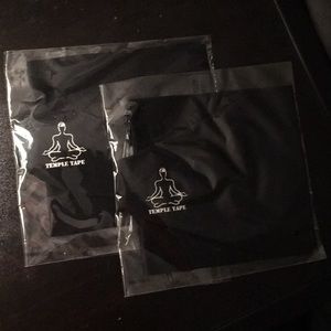 Temple tape headband - workout sweatband